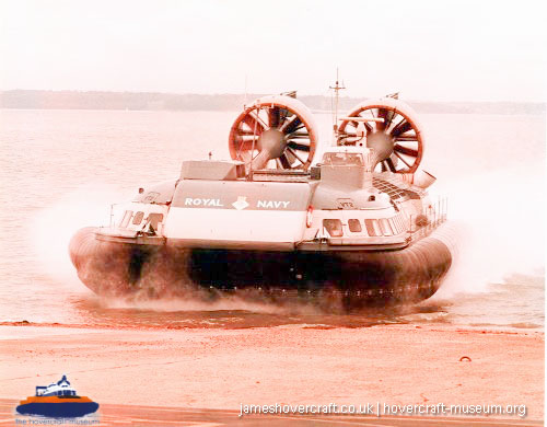 Vosper-Thornycroft VT2 in service -  (credit: The <a href='http://www.hovercraft-museum.org/' target='_blank'>Hovercraft Museum Trust</a>).